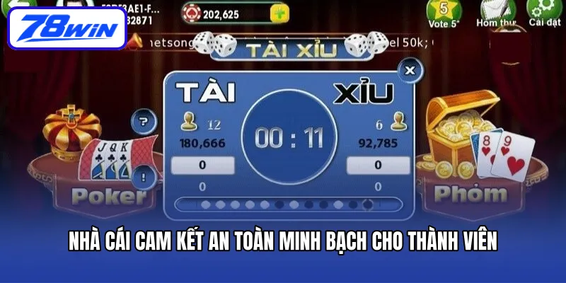 Nhà cái cam kết an toàn minh bạch cho thành viên